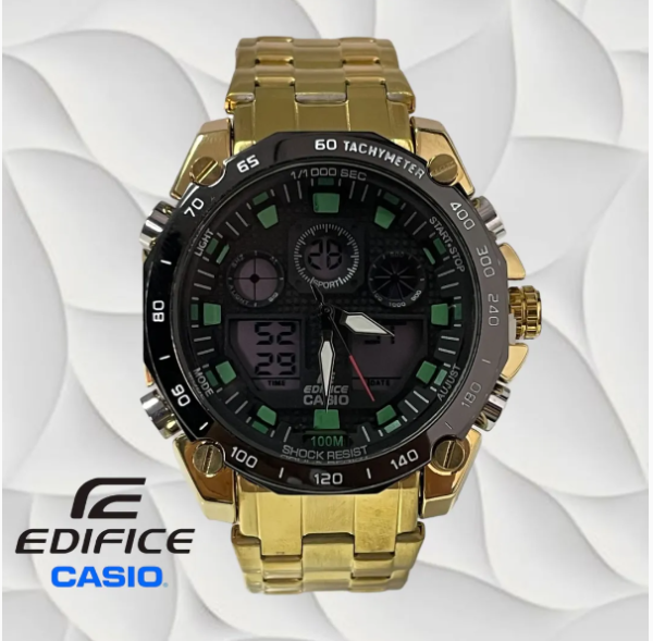 EDIFICE CASIO DOBLE HORA